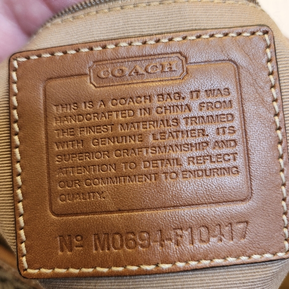 COACH monogram bag - Picture 3 of 9
